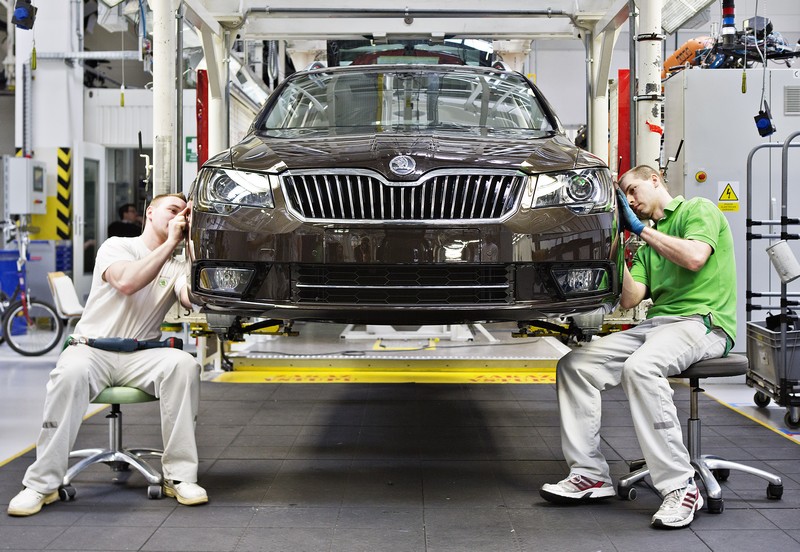 Zahájení výroby modernizovaného modelu Škoda Superb